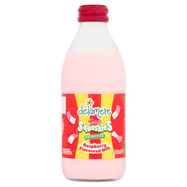 Delamere Swizzels Squashies Drumstick Raspberry Flavoured Milk