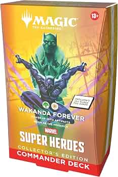 Magic: The Gathering | Marvel Super Heroes Collector's Edition Commander Deck - Wakanda Forever
